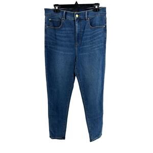 Ann Taylor Women's Medium Wash High Rise The Skinny Jeans Size 12